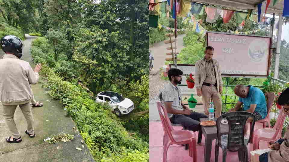 भद्रराज मंदिर के पास हादसा