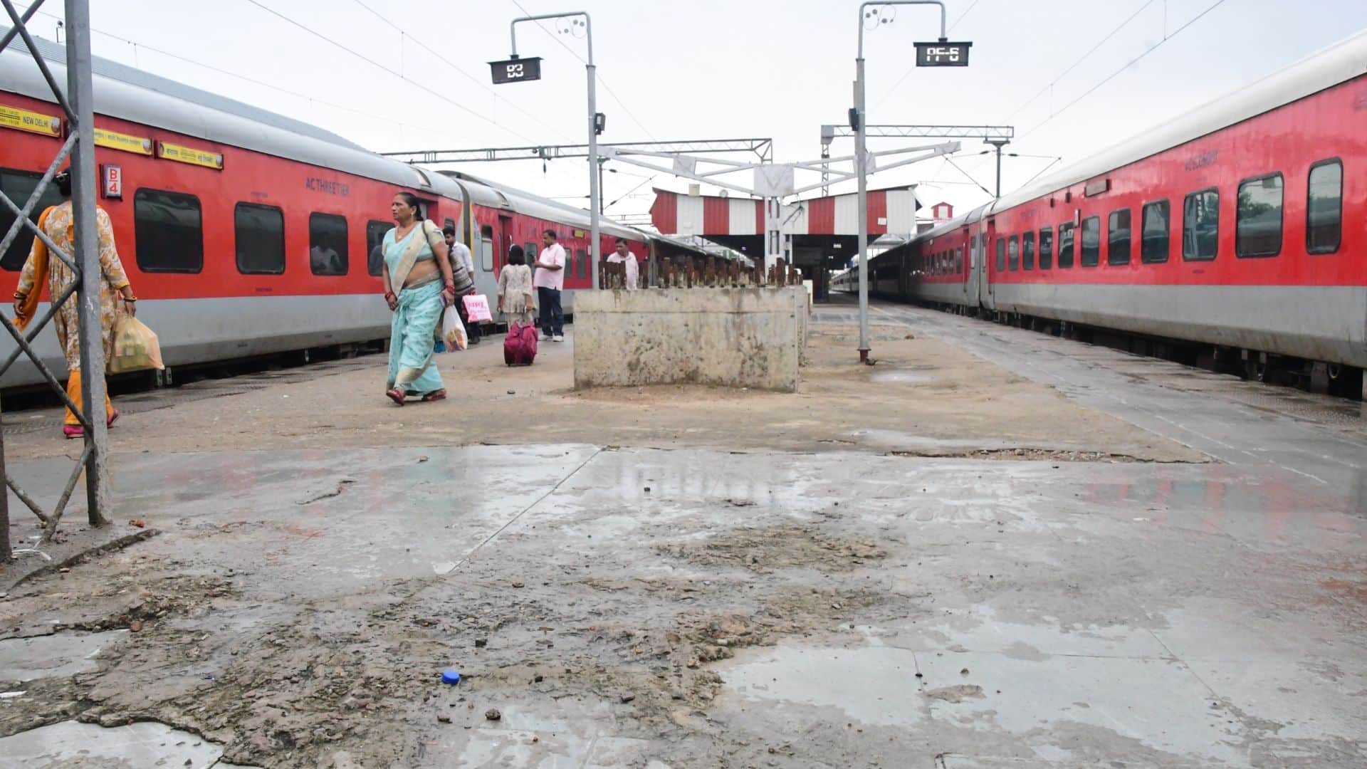 Banaras station ranks number one in CAG report fails on amenity standards platform flooring is broken