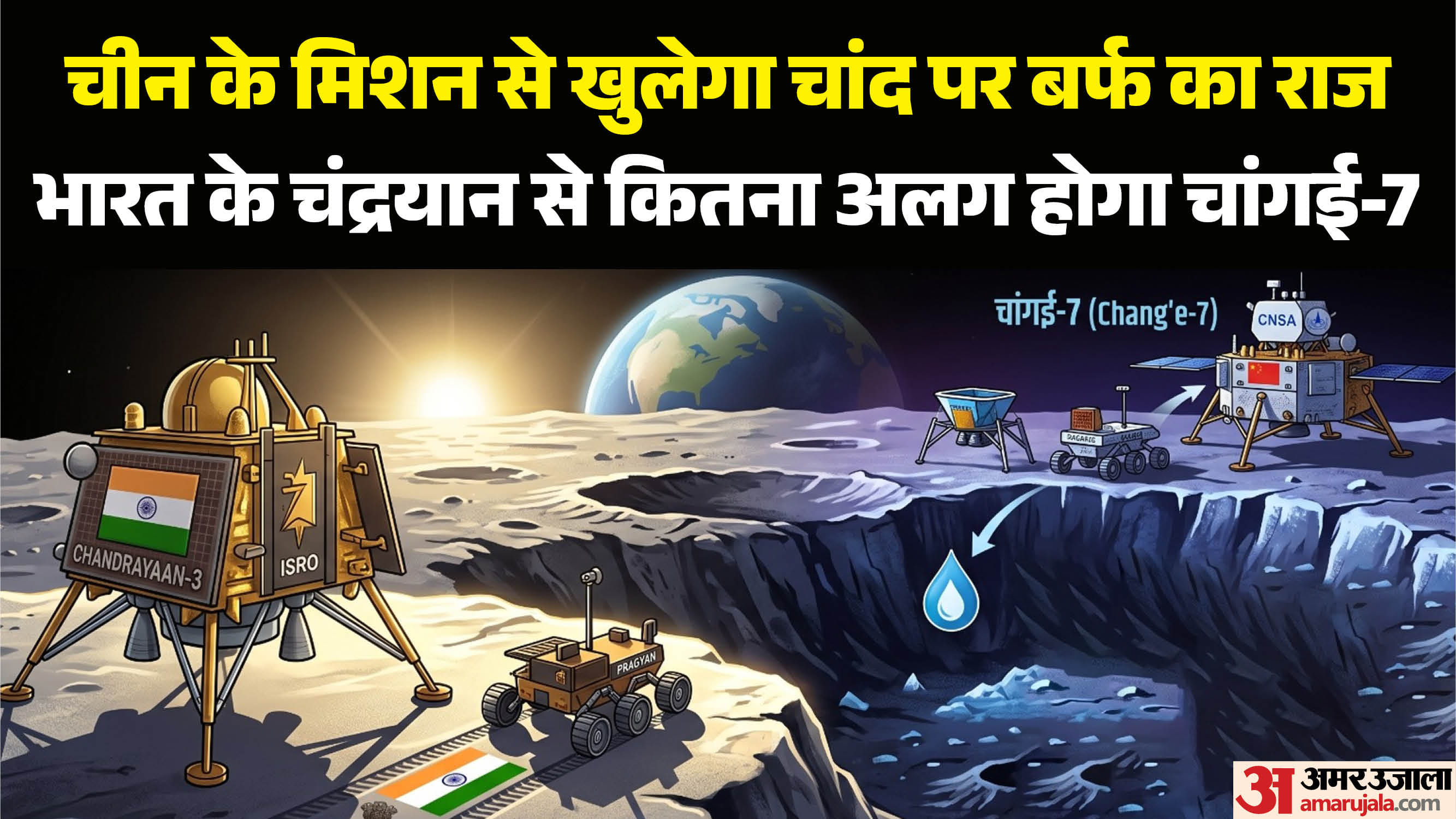 चीन की चांद पर नया मिशन लॉन्च करने की तैयारी।