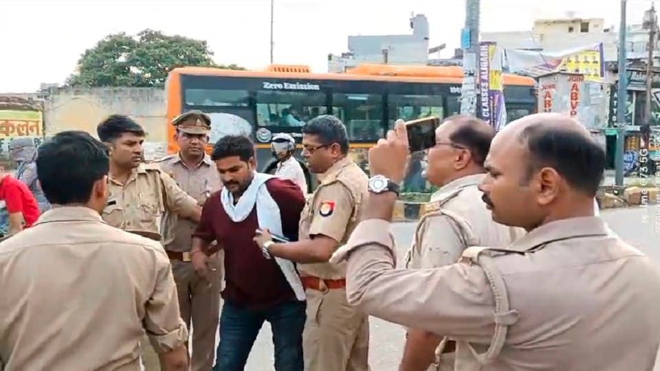 Clashes with police over candle march