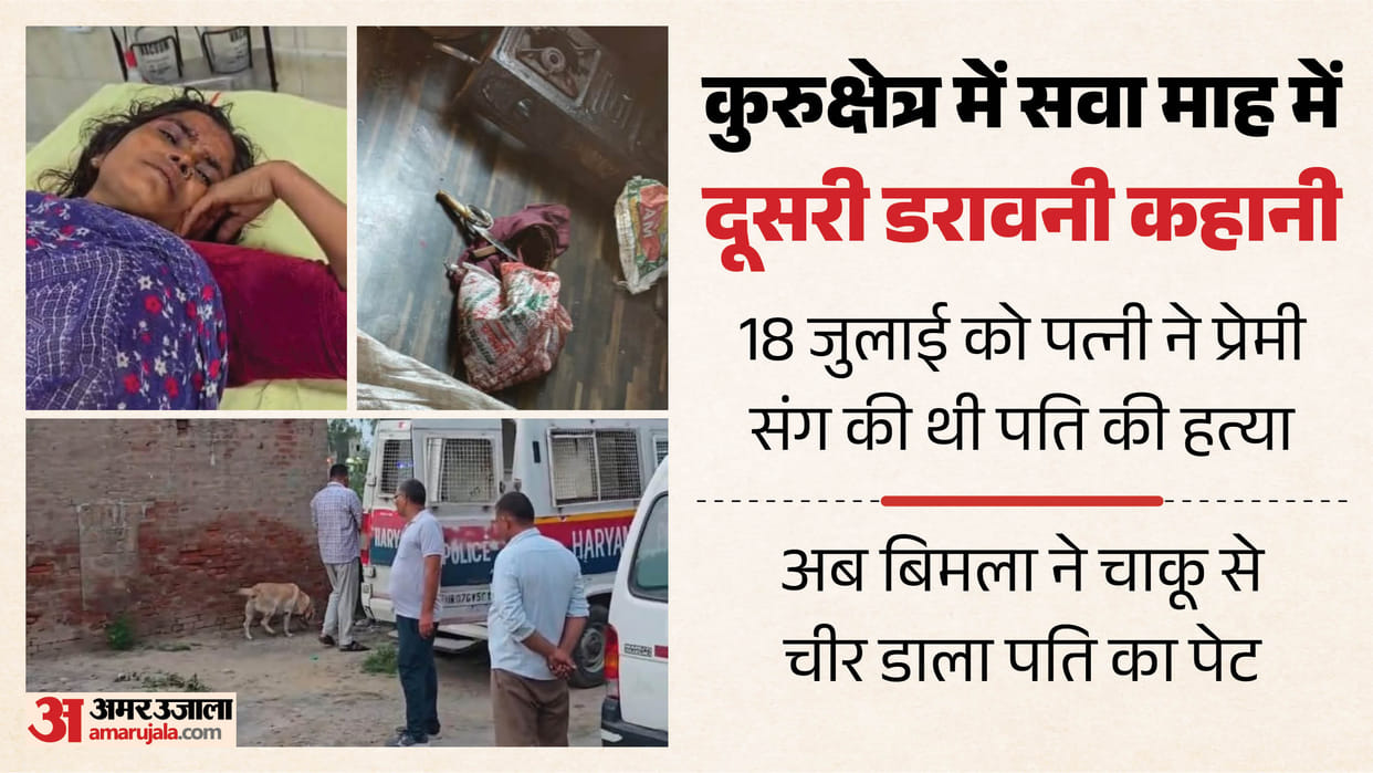 Second murder of relatives in Kurukshetra in month and quarter wife kills husband