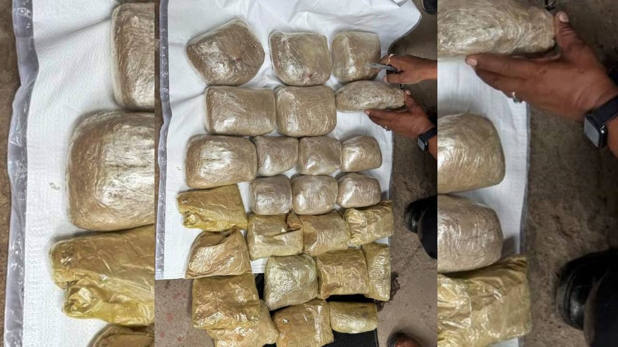 Operation Black Hawk: Narcotics bureau seizes 18.6 kg of raw heroin; it was concealed in the car's fuel tank.