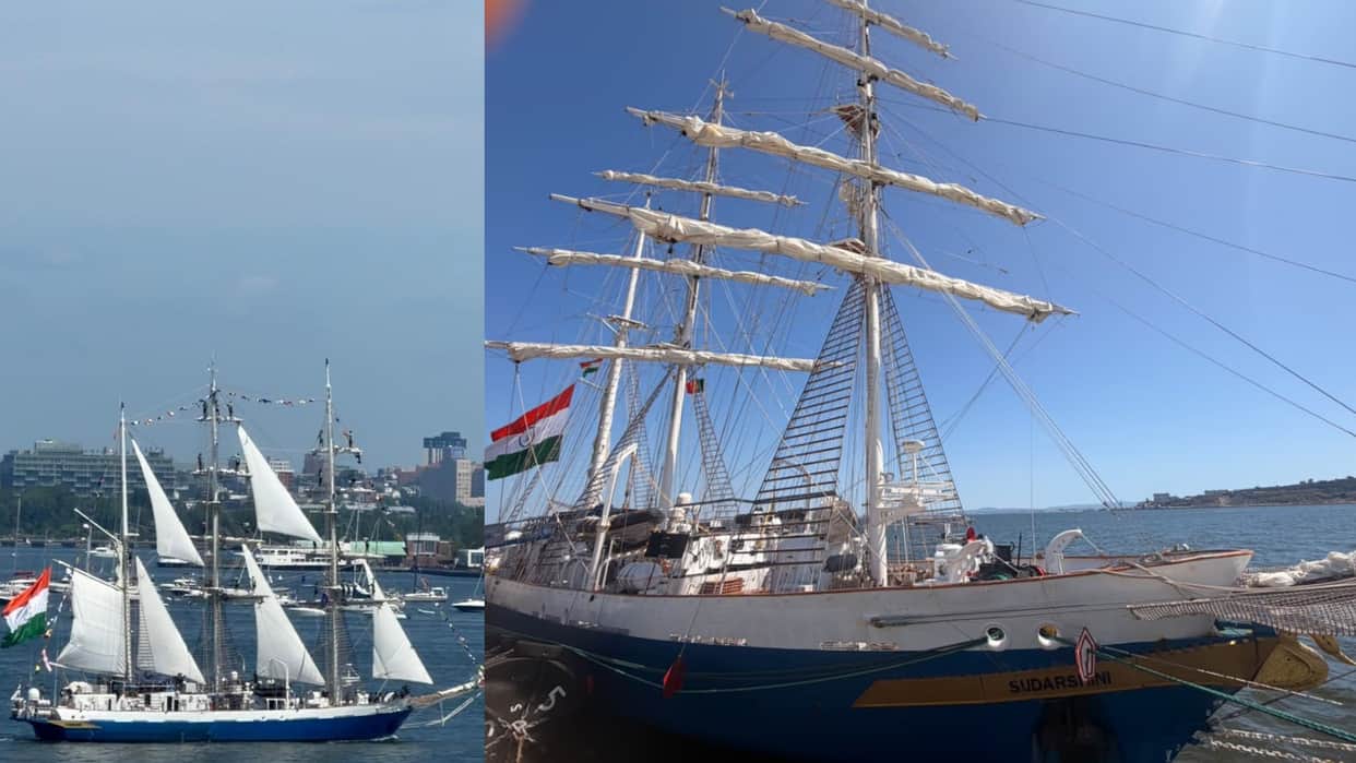 INS Sudarshini reaches Lisbon, carrying India’s message of friendship and goodwill to the world