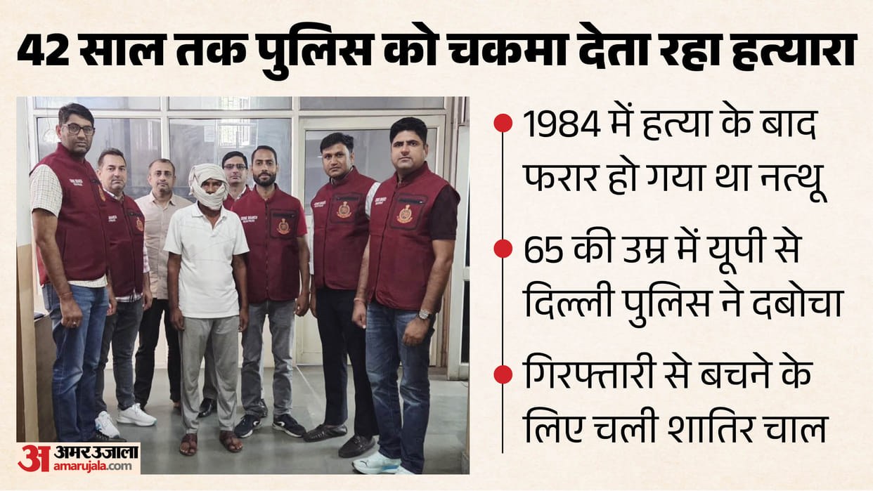 Delhi Police arrested a 65-year-old man from Uttar Pradesh in connection with a 1984 murder case