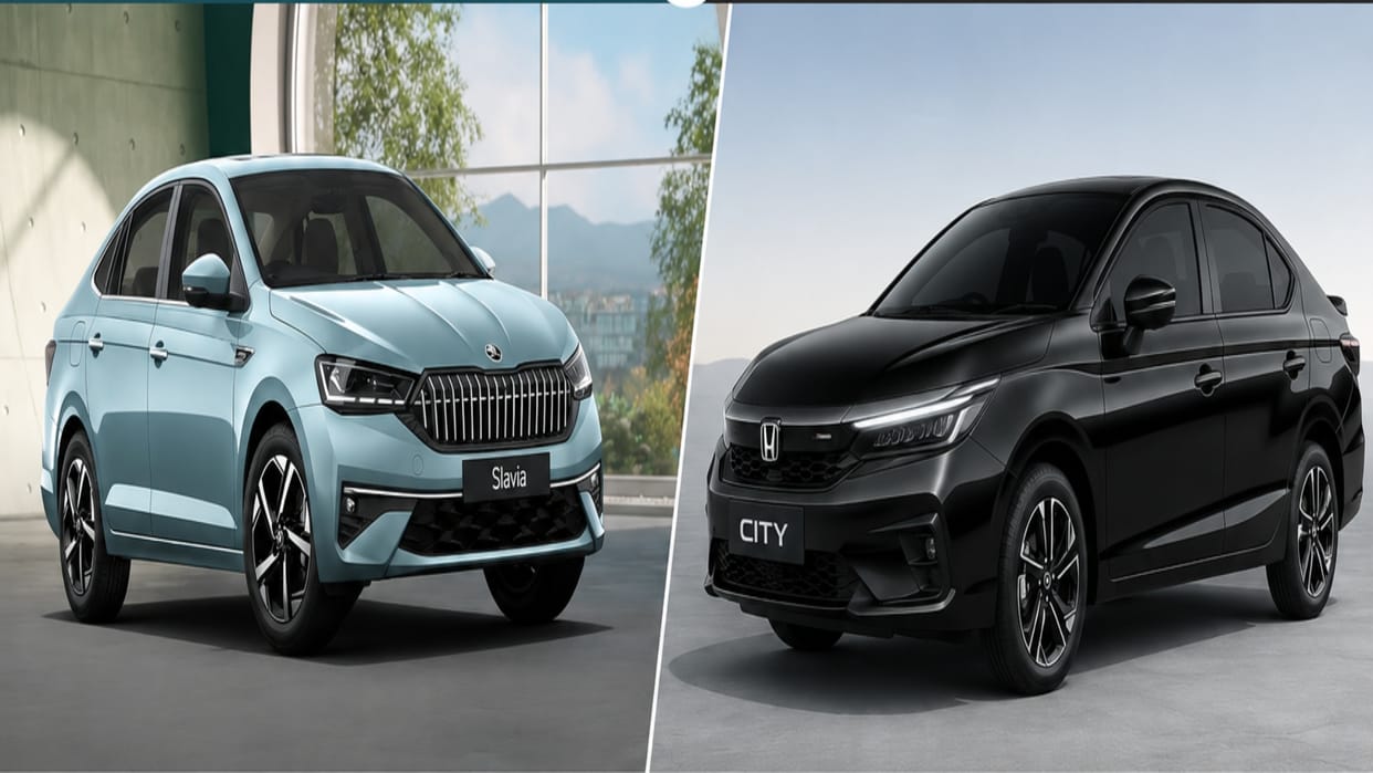 Honda City vs Skoda Slavia Facelift, Which Better Buy Under 20 Lakh?