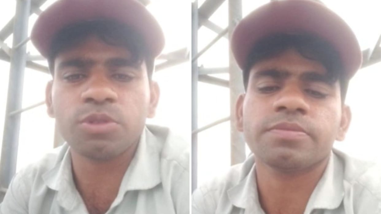 Ballia Alleging police inaction Dhanji climbs tower second time wife remarried without getting divorce