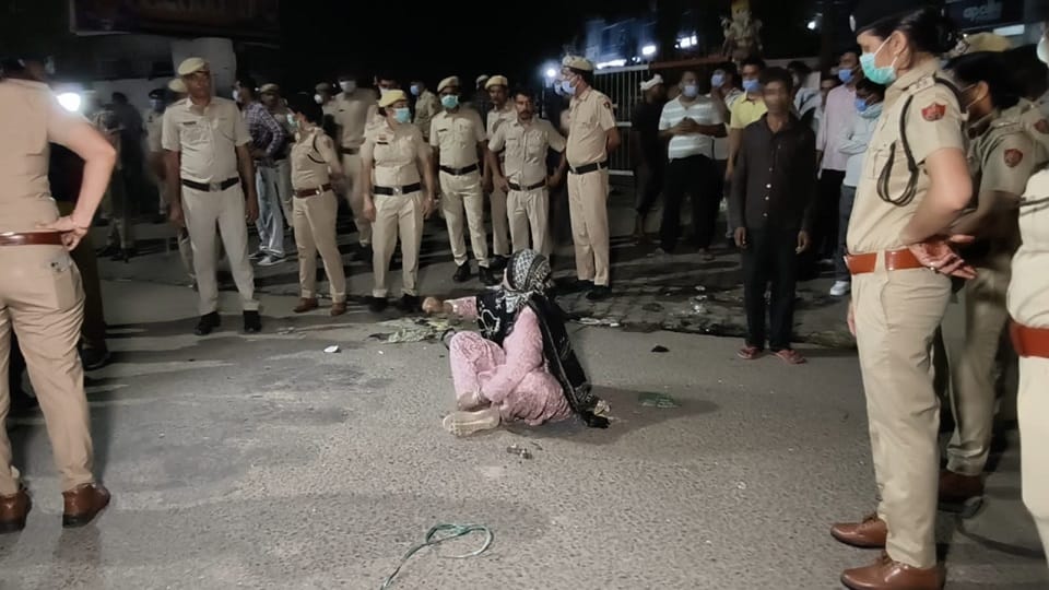 Fatehabad: Garbage cleared from the city late at night amidst heavy police deployment