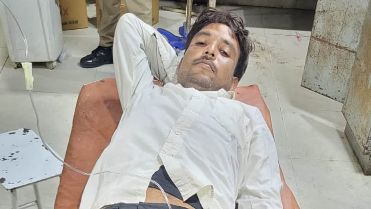 घायल आरोपी