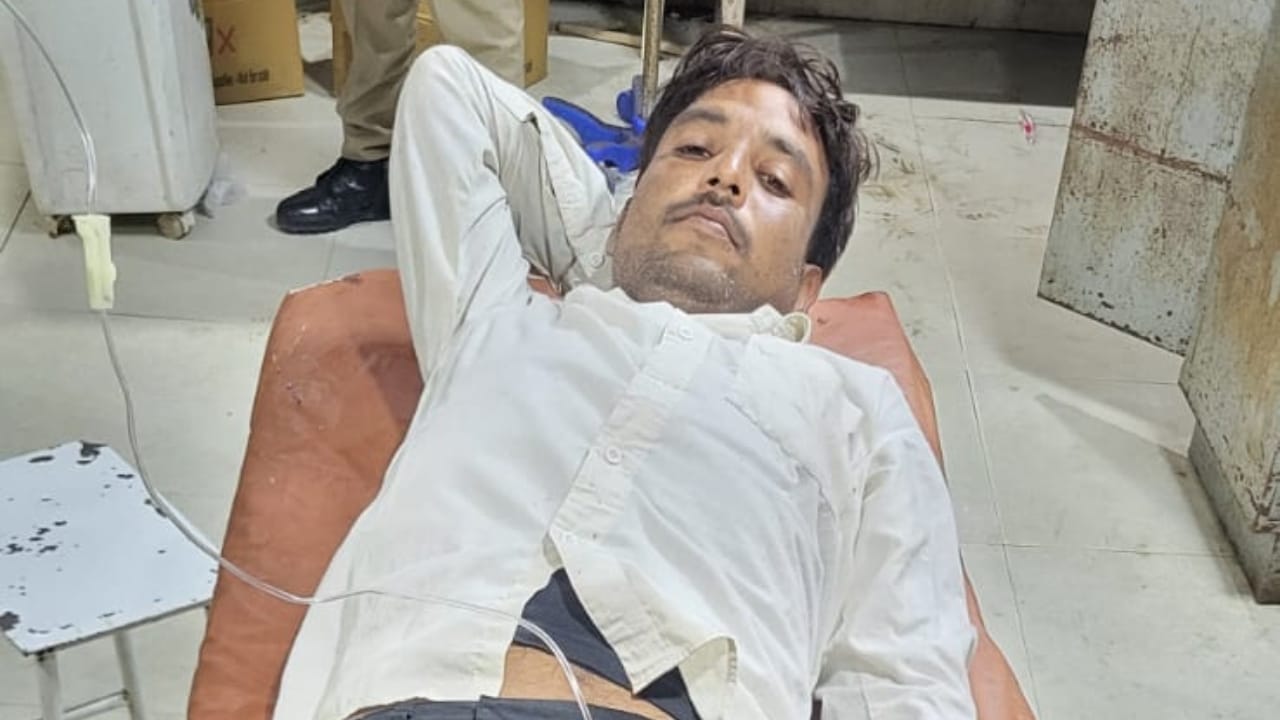 घायल आरोपी