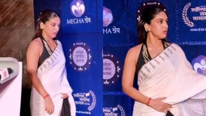 Bhumi Pednekar respect national anthem while on red carpet video goes Viral