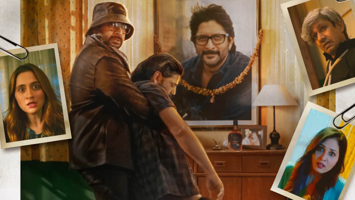 film jeevan bheema yojna poster released featuring arshad warsi in double role