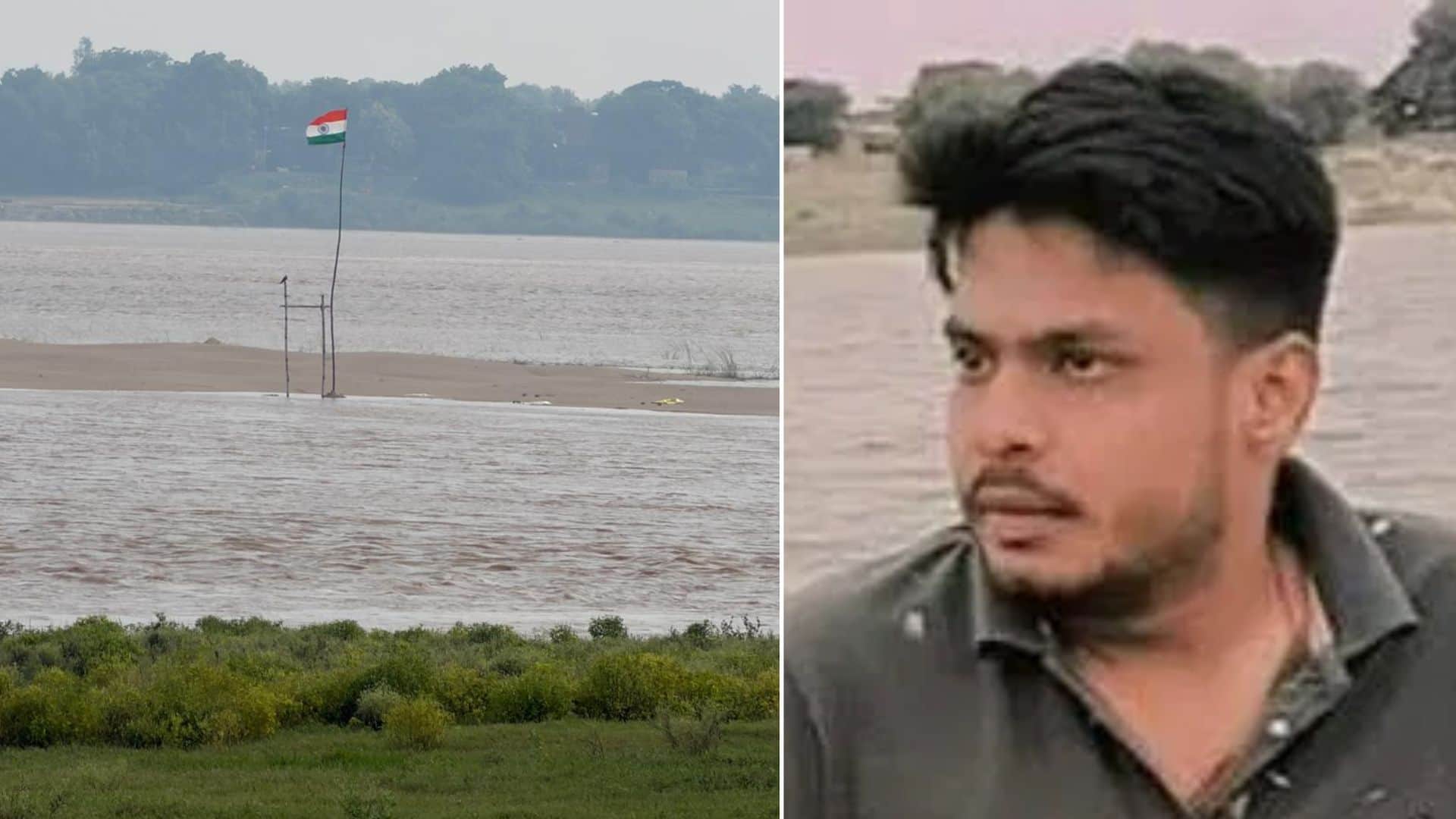इसी तिरंगे के लिए गंगा में उतरा था सोएब।