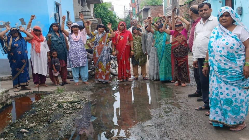 Broken drains, culverts and dilapidated roads