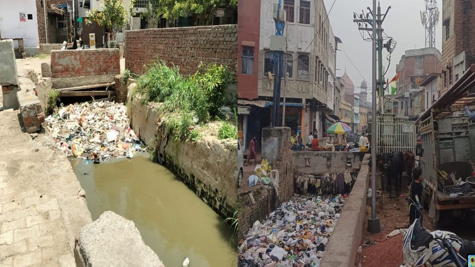 Foul-Smelling Open Drains Threaten Lives of Over Five Lakh Residents