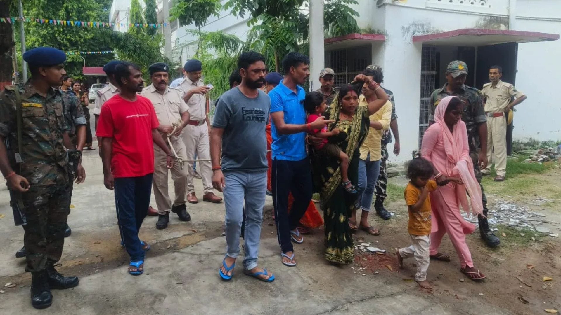 पुलिस हिरासत में आरोपी