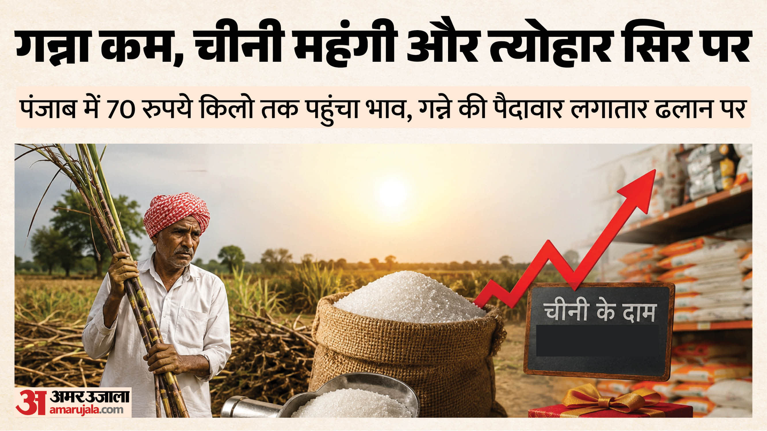 पंजाब में चीनी महंगी