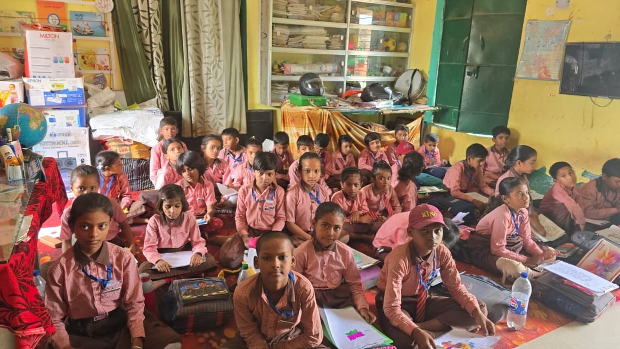 After Saturday's Protest, Students Return to Classes at Bhatpurwa Primary School