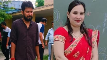 शिक्षिका के पति, मृतका का फाइल फोटो