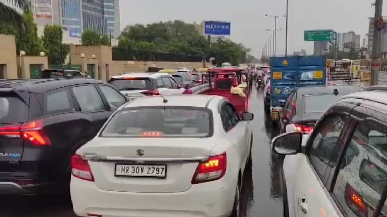 Human life disrupted in Delhi NCR due to continuous rain.
