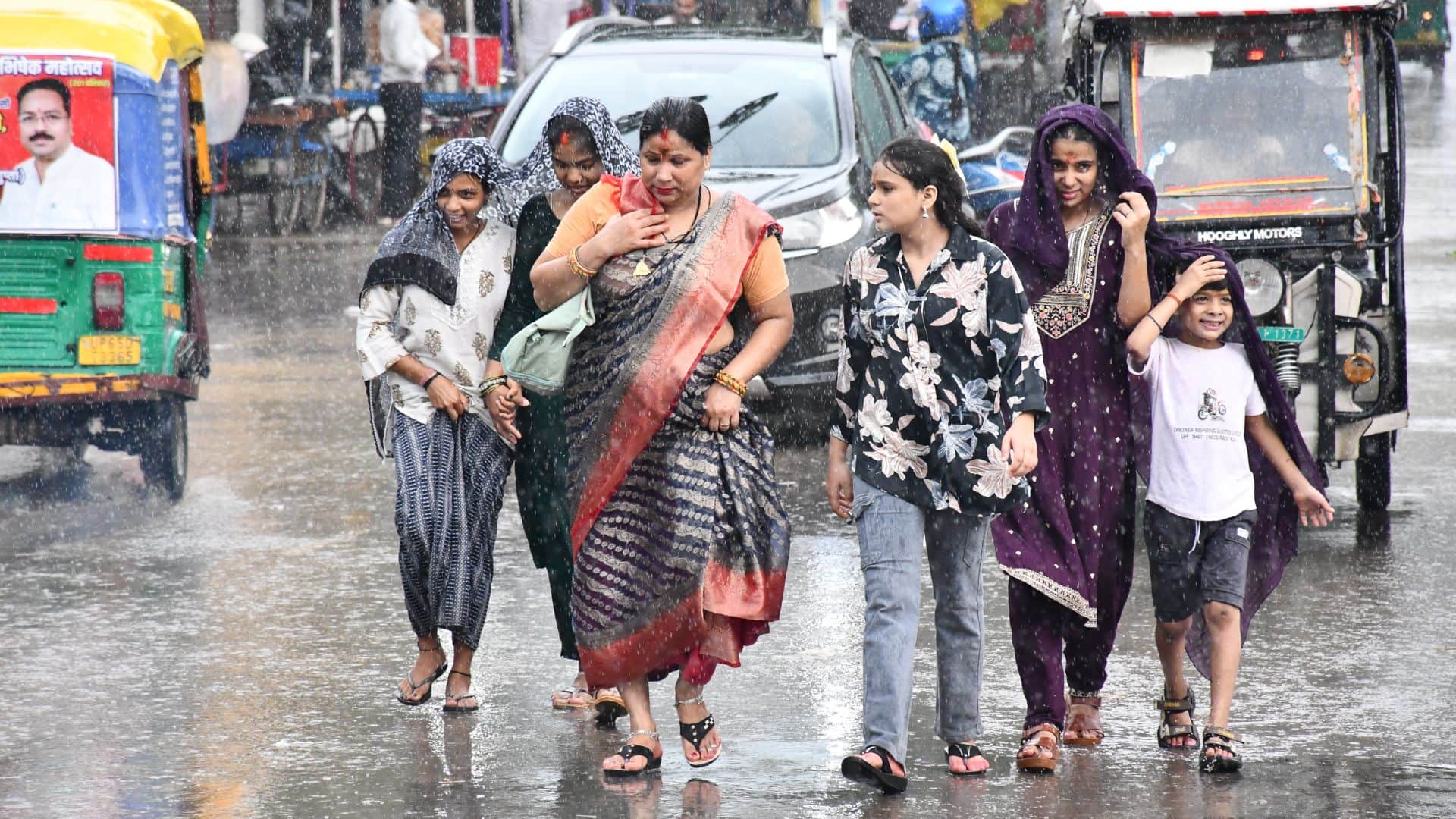 वाराणसी में बारिश