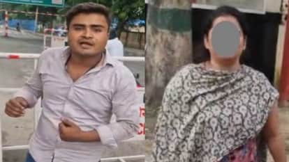 आरोपी युवक सुहैल और युवती।