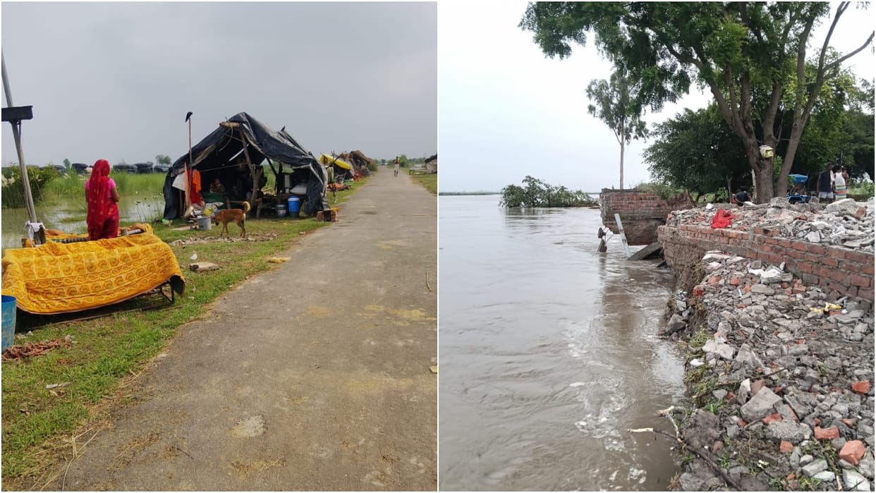 Ganga River Erosion intensifies again in Kadmangala Village Of Budaun