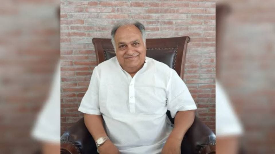 कुलदीप शर्मा, पूर्व विधानसभा अध्यक्ष