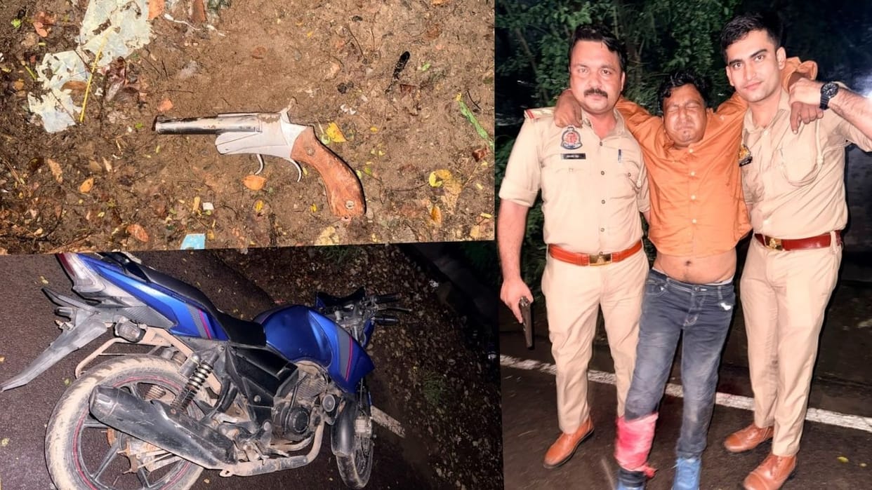 Cunning snatcher arrested after being shot in leg during an encounter in Ghaziabad