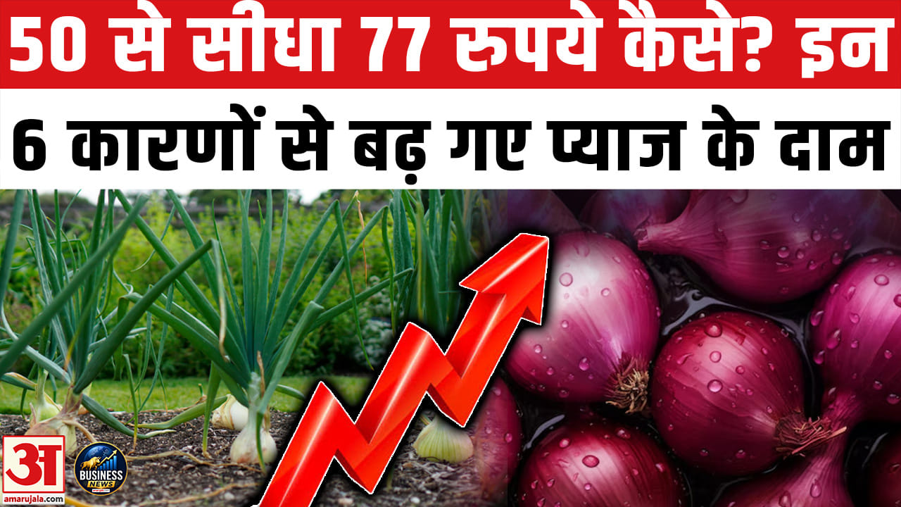 Onion Price Hike Update : 50 से सीधा 77 कैसे पहुंचा प्याज? | Big Breaking | Onion New Rate