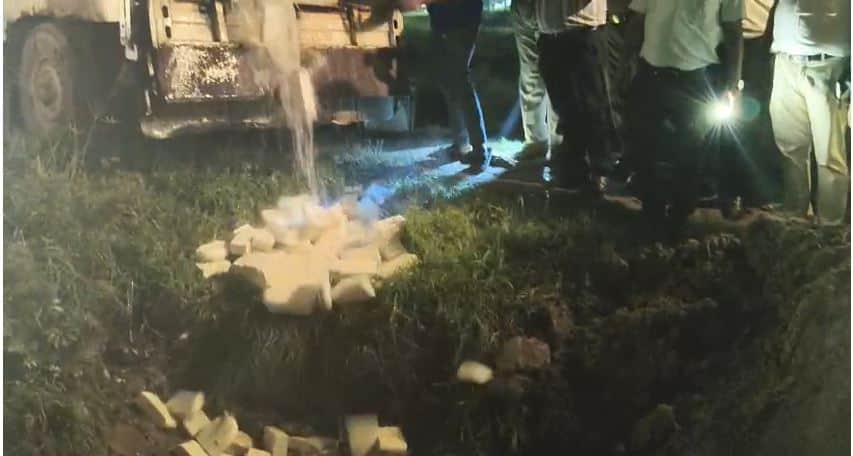 1200 Kg Suspected Paneer Destroyed in Mathura