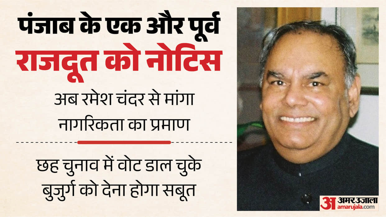former ambassador under SIR scanner Evidence sought from 75 year old Ramesh Chander in Punjab