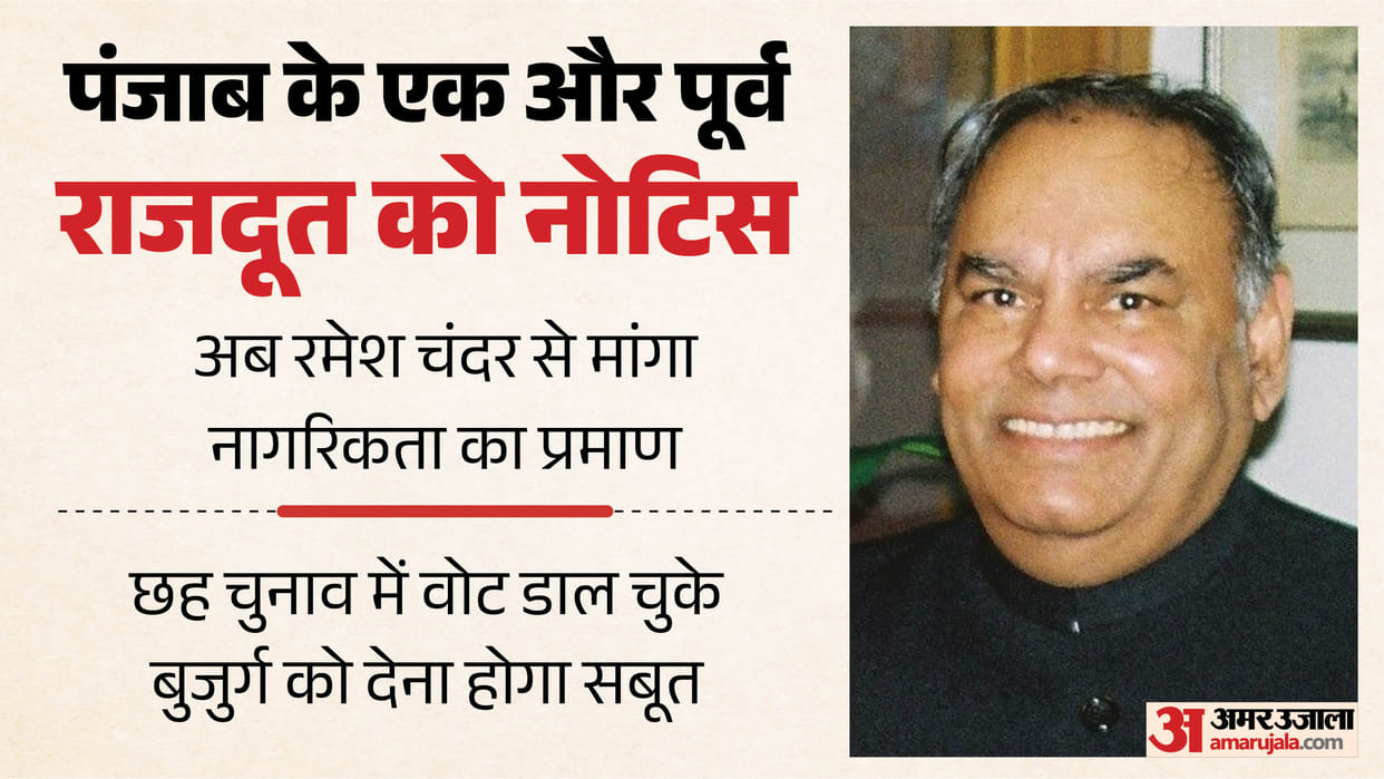 former ambassador under SIR scanner Evidence sought from 75 year old Ramesh Chander in Punjab