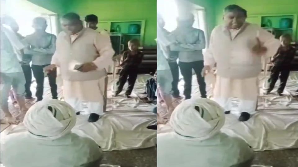 BJP Mla chotelal verma viral video in agra