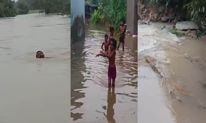 बारिश ने मचाई तबाही