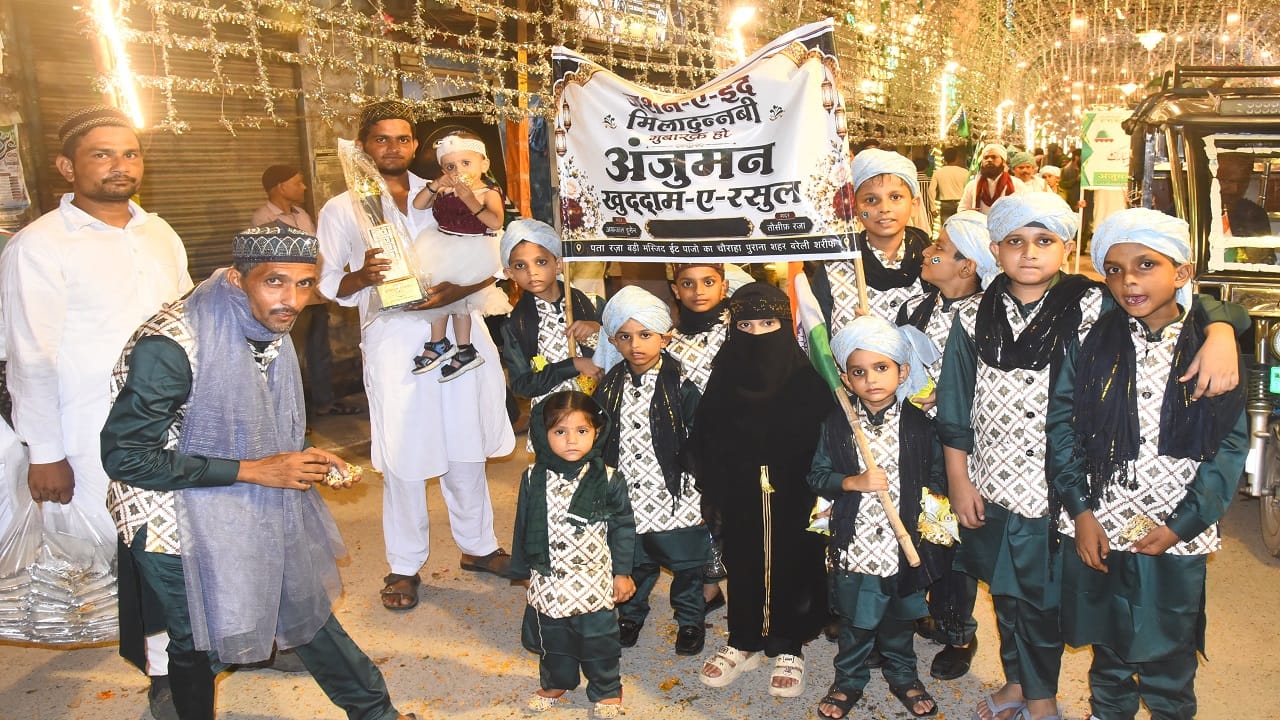 Eid-e-Milad-un-Nabi Bareilly city illuminated to mark the prophet muhammad birthday