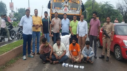 गिरफ्तार आरोपी