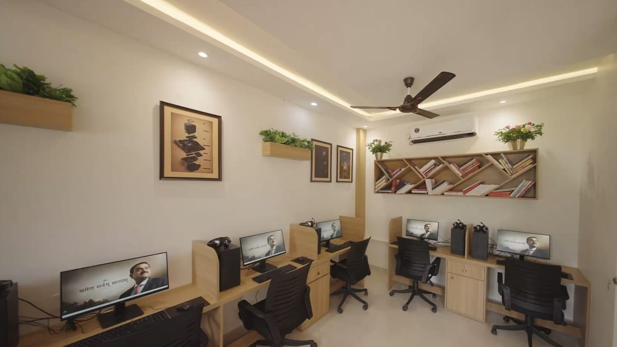 Adani Foundation sets up a modern computer lab at an Ayodhya Gurukul