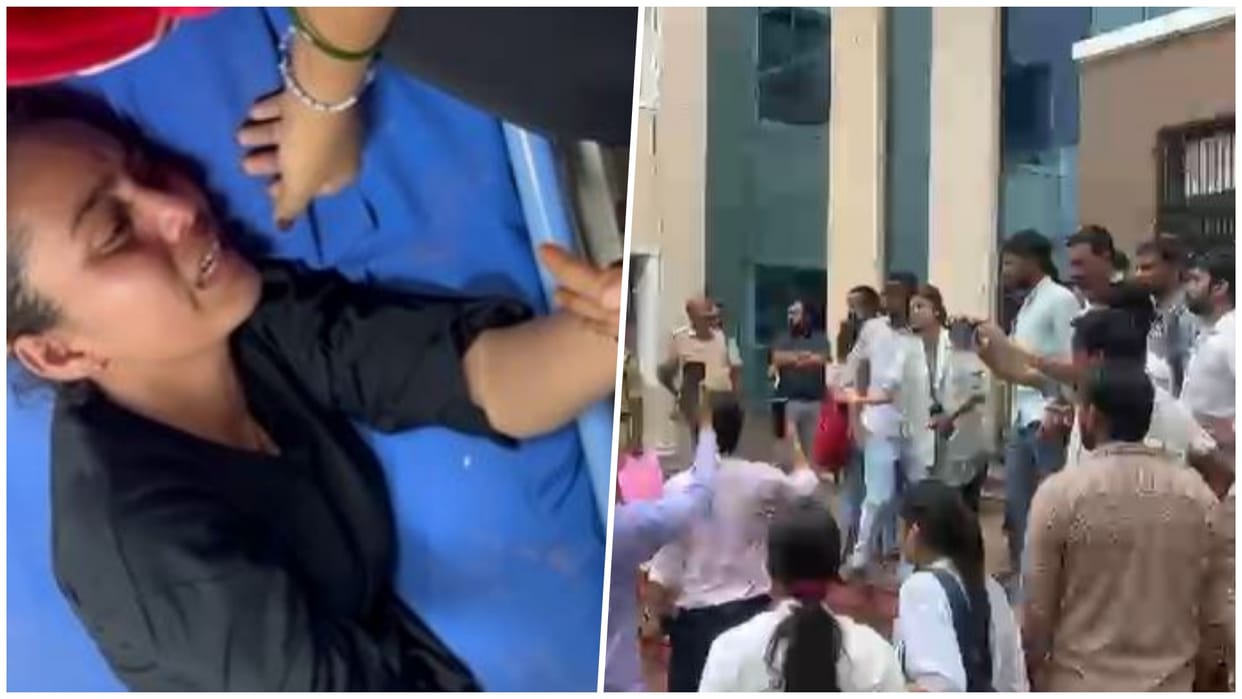 Gwalior: Nursing Students Protest for Six Days, Anger Erupts After Student Falls Ill; Chaos Ensues
