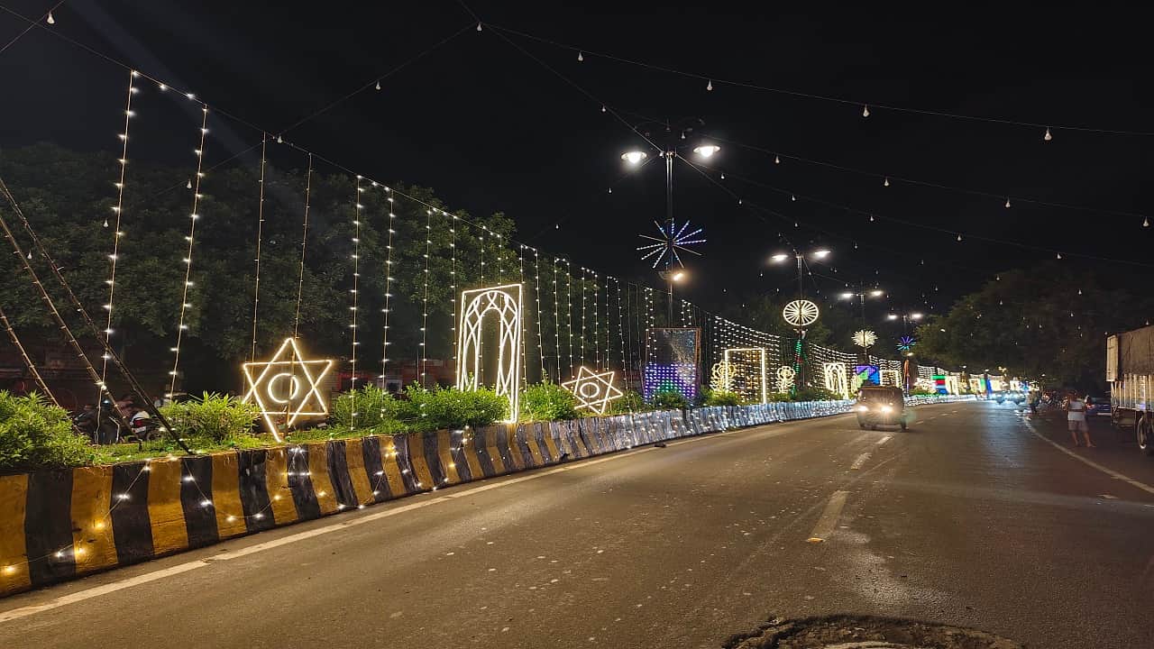Eid-e-Milad-un-Nabi Bareilly city illuminated to mark the prophet muhammad birthday
