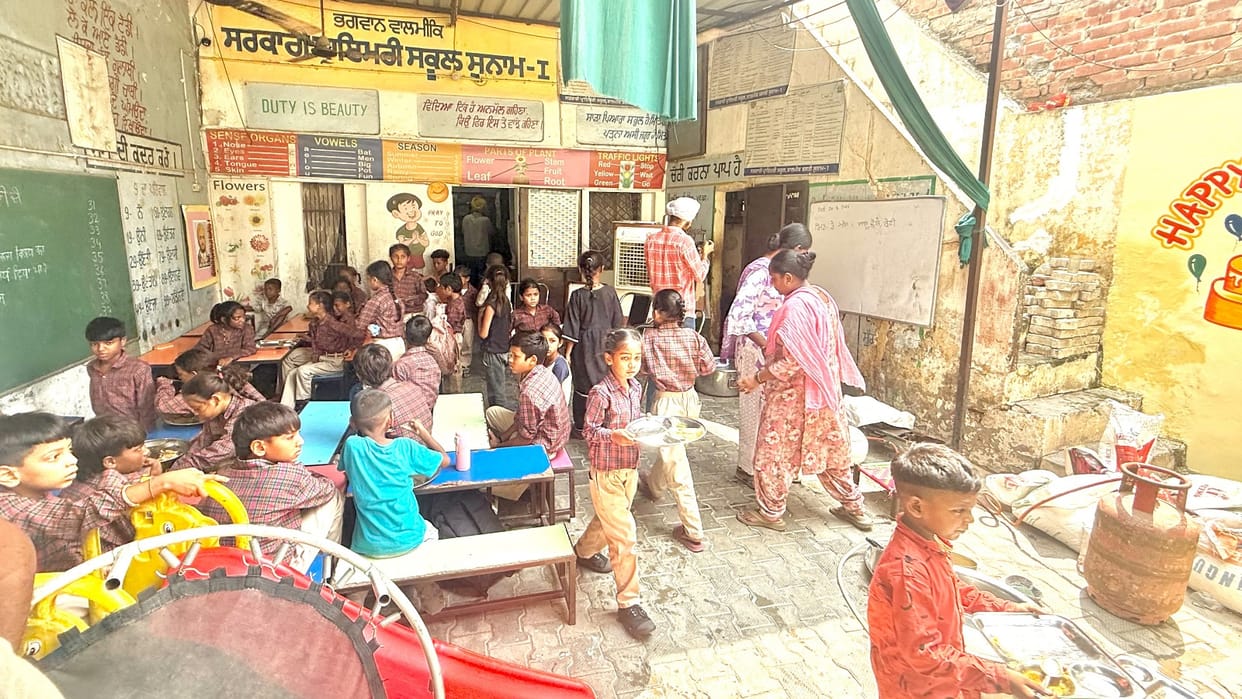 dismal state of education in Sunam 108 children studying in two rooms