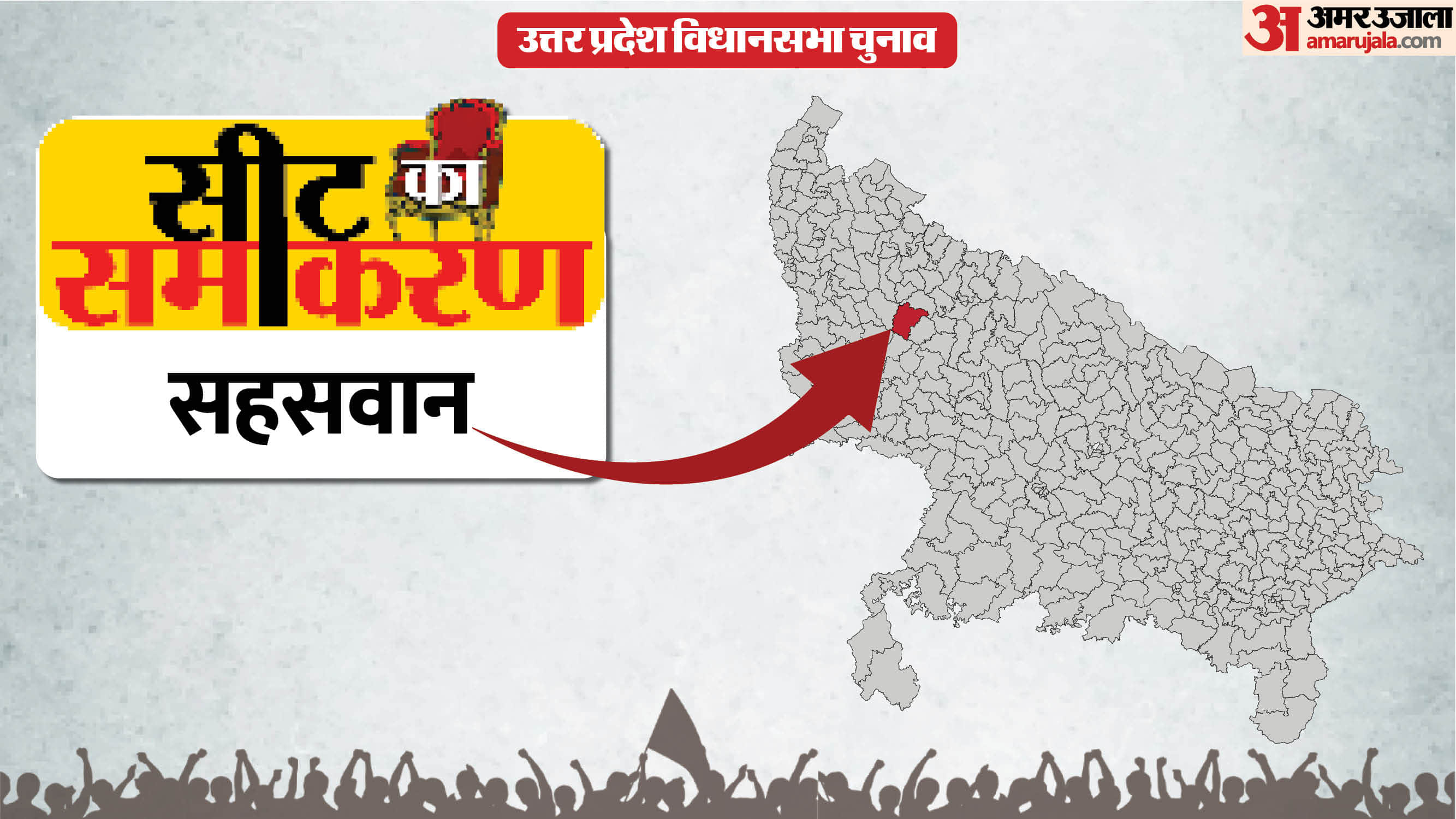 सहसवान सीट का समीकरण