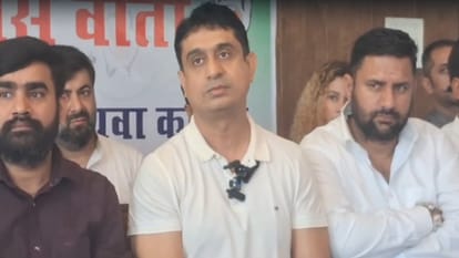 युवा कांग्रेस के राष्ट्रीय अध्यक्ष उदय भानु चिब।
