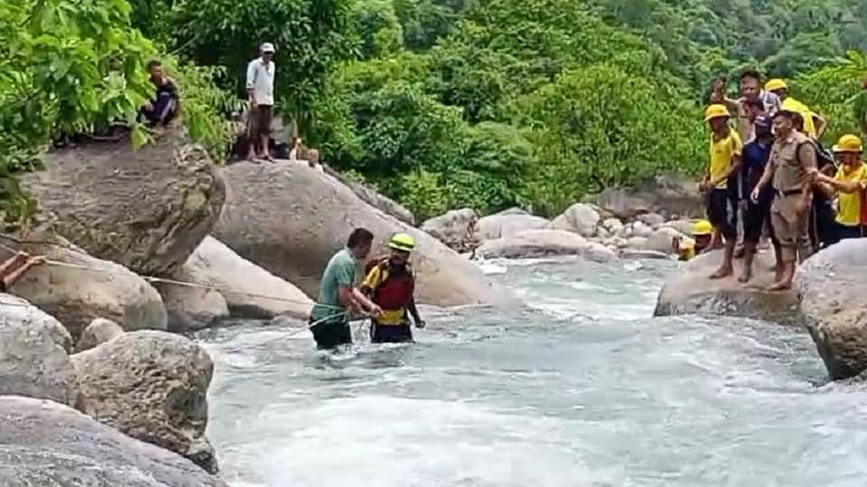 Youth dies after being swept away in a swollen river in didihat