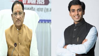 मुख्यमंत्री विष्णुदेव साय और आदिवासी कांग्रेस के राष्ट्रीय अध्यक्ष विक्रांत भूरिया