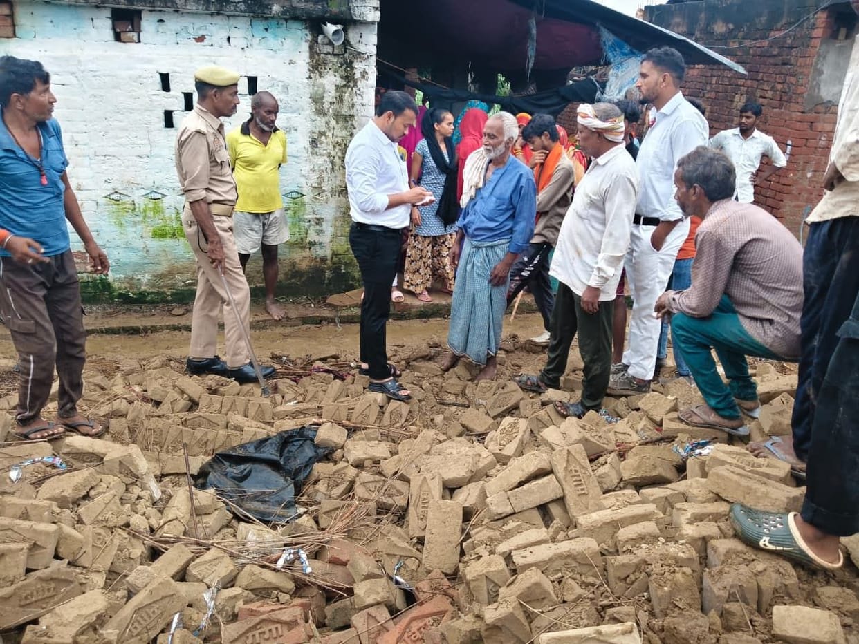 Kanpur Dehat Rain: Elderly Man Dies After Mud Wall Collapses