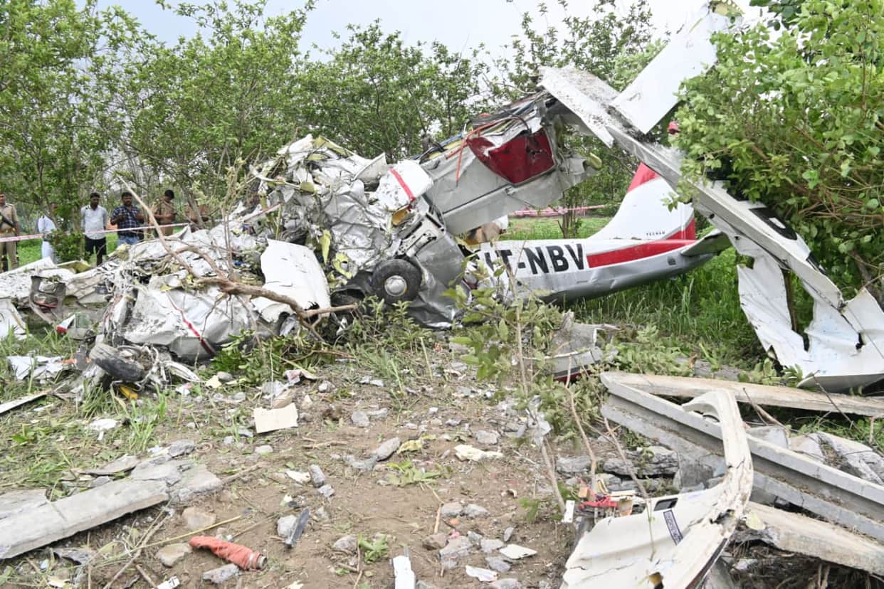 DGCA Team Reaches Kanpur to Probe Training Plane Crash