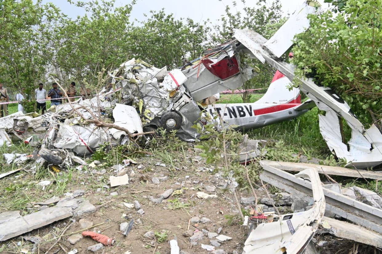 DGCA Team Reaches Kanpur to Probe Training Plane Crash