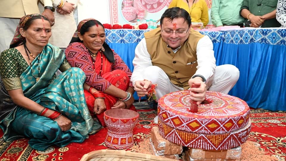 CM Pushkar Singh Dhami reached Dhura by road