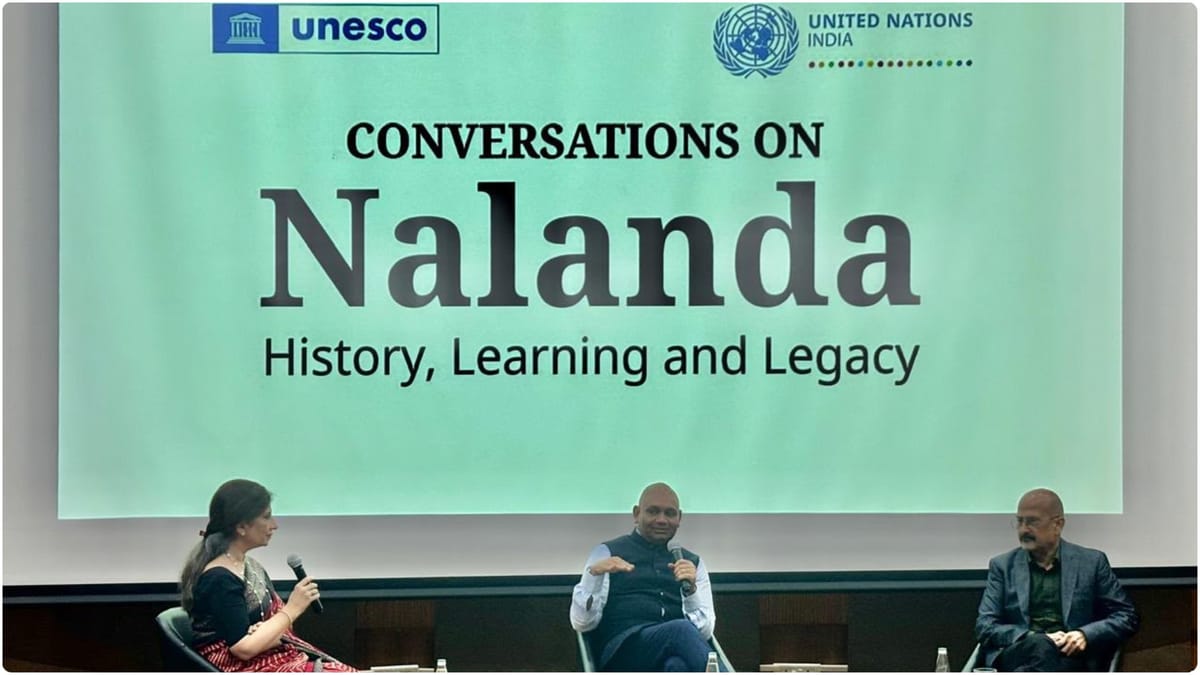 यूएन प्रमुख बोले: नालंदा दुनिया का पहला आवासीय विश्वविद्यालय, बोलोग्ना से 600 साल अधिक पुराना