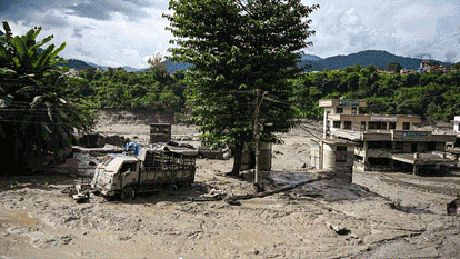 Water levels rise in Nepal Phurke Khola and Trishuli River high alert issued extending to Kushinagar